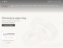 Tablet Screenshot of circles-trouwringen.nl